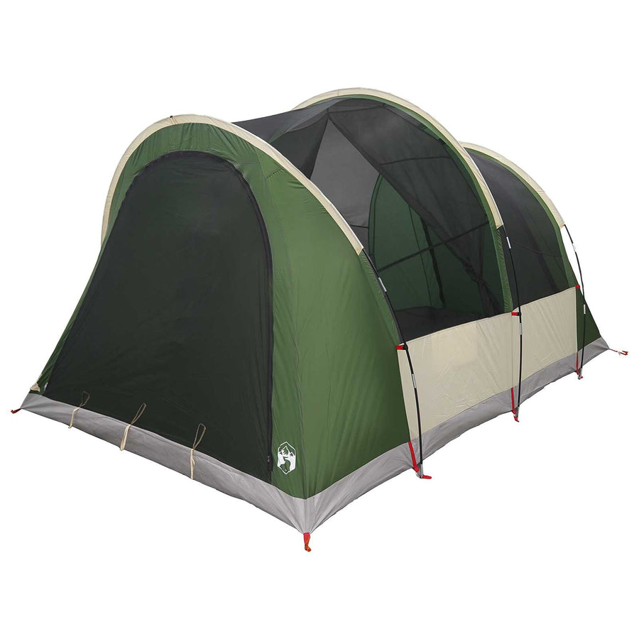 Tunneltent met dak Groen 370 x 275 x 210 cm Polyester en staal