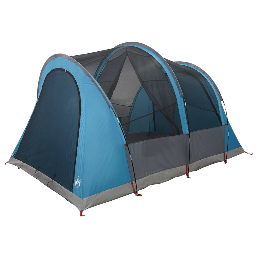 Tunneltent met dak Blauw 370 x 275 x 210 cm Polyester en staal