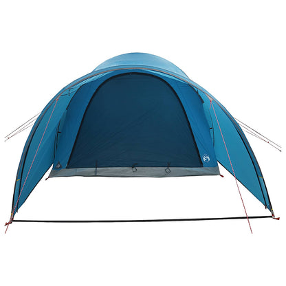 Tunneltent met dak Blauw 370 x 275 x 210 cm Polyester en staal