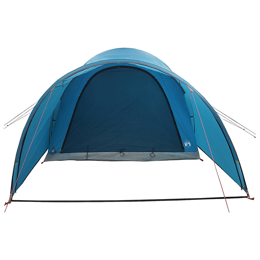 Tunneltent met dak Blauw 370 x 275 x 210 cm Polyester en staal