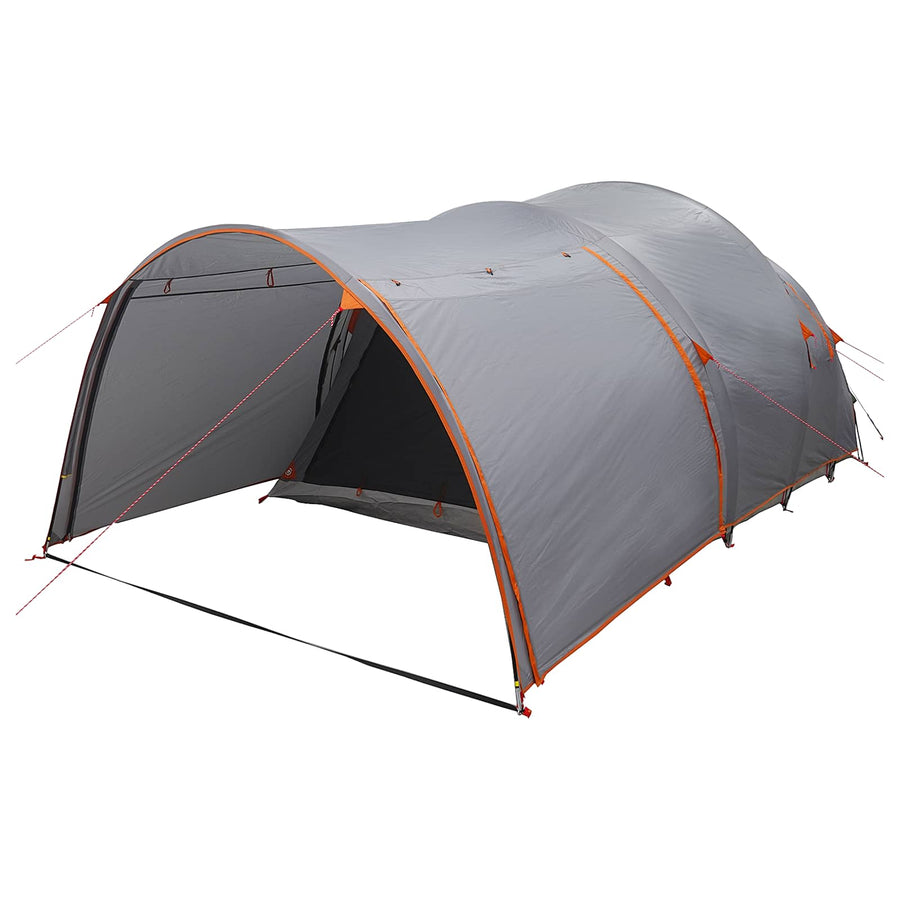 Tunneltent met dak Grijs en Oranje 370 x 275 x 210 cm