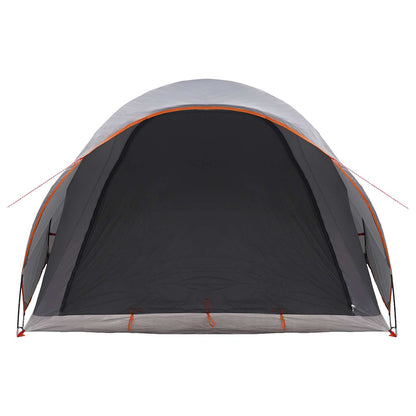 Tunneltent met dak Grijs en Oranje 370 x 275 x 210 cm