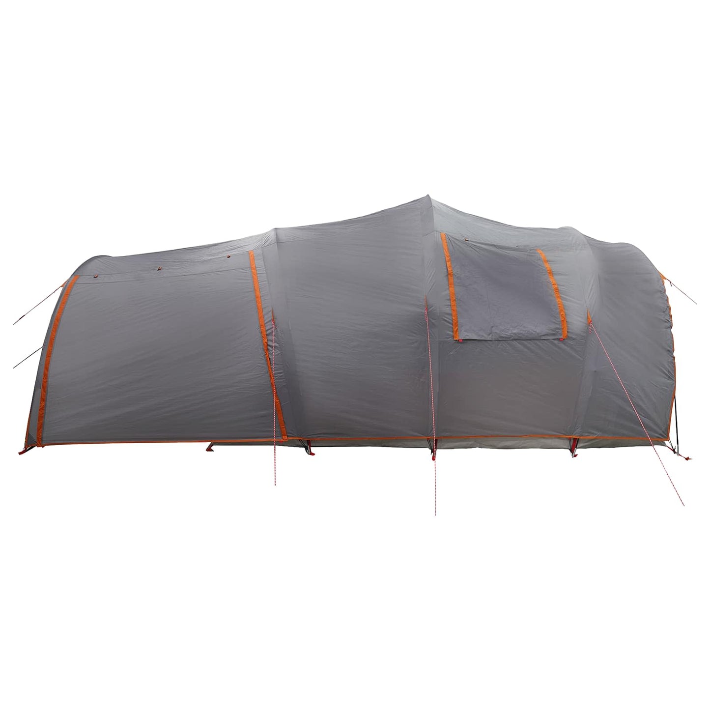 Tunneltent met dak Grijs en Oranje 370 x 275 x 210 cm
