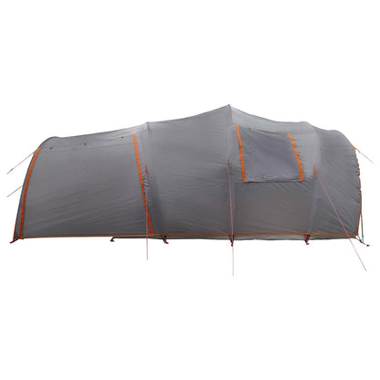 Tunneltent met dak Grijs en Oranje 370 x 275 x 210 cm