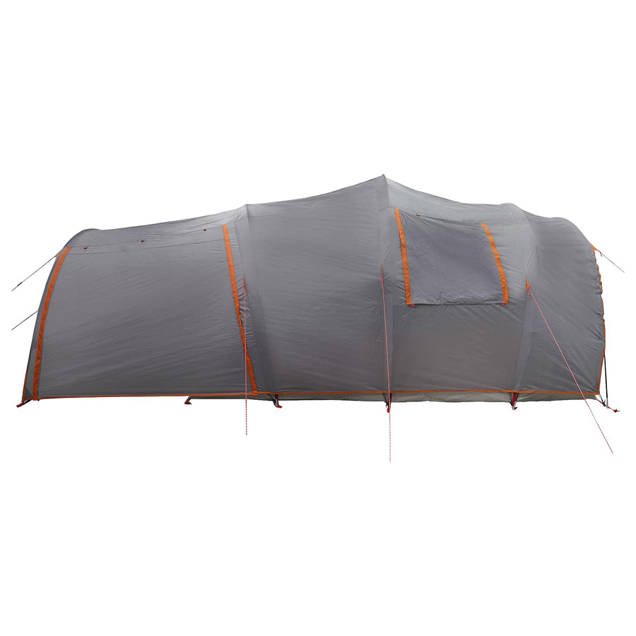 Tunneltent met dak Grijs en Oranje 370 x 275 x 210 cm
