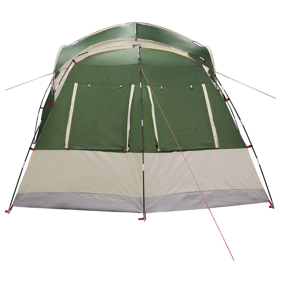 Zijtent met dak Groen 410 x 410 x 250 cm Polyester en staal