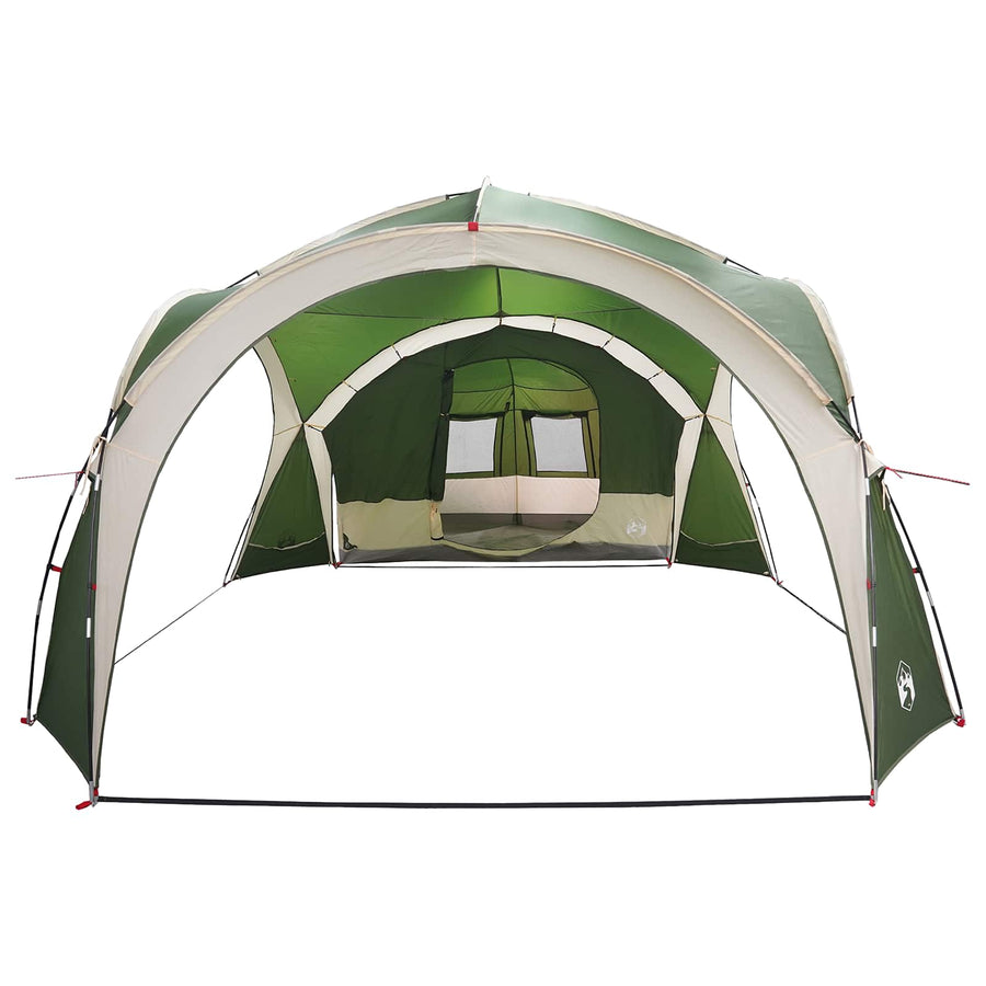 Zijtent met dak Groen 410 x 410 x 250 cm Polyester en staal