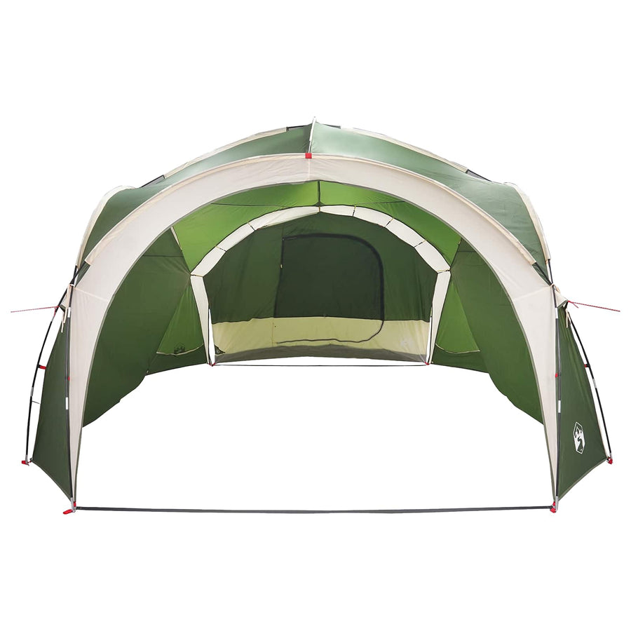 Zijtent met dak Groen 410 x 410 x 250 cm Polyester en staal