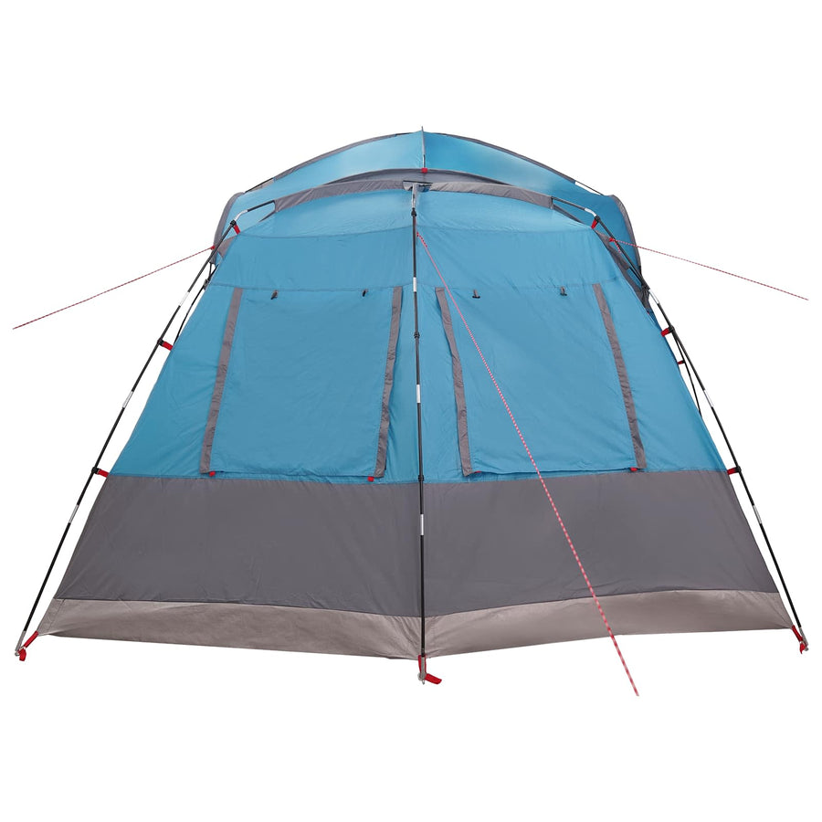 Zijtent met dak Blauw 410 x 410 x 250 cm Polyester en staal