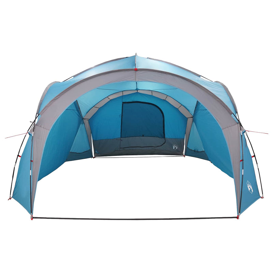Zijtent met dak Blauw 410 x 410 x 250 cm Polyester en staal