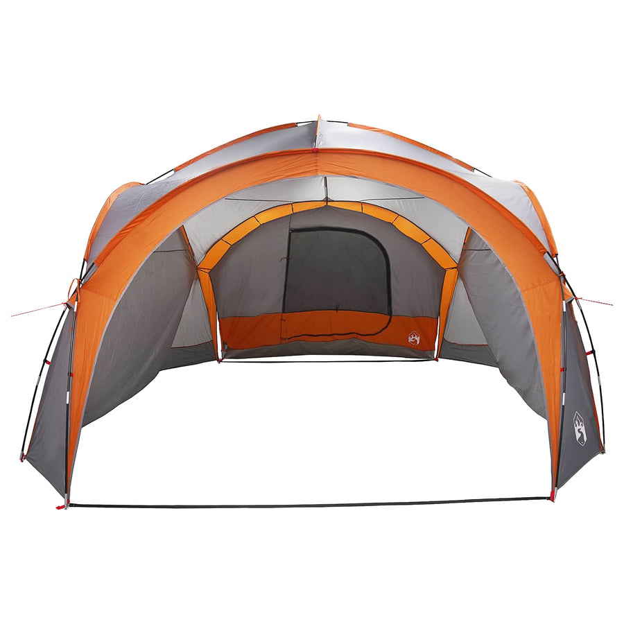 Zijtent Grijs en Oranje 410 x 410 x 250 cm Polyester en staal