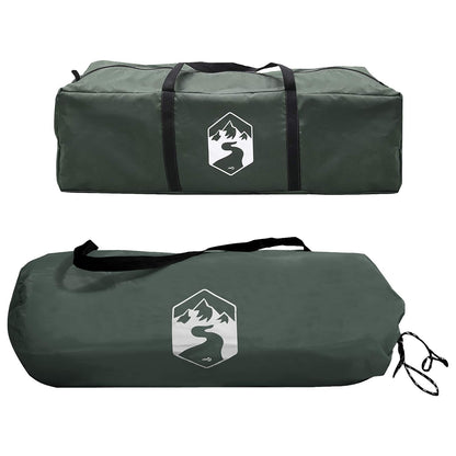 Zijtent Legergroen 410 x 410 x 250 cm Polyester en staal
