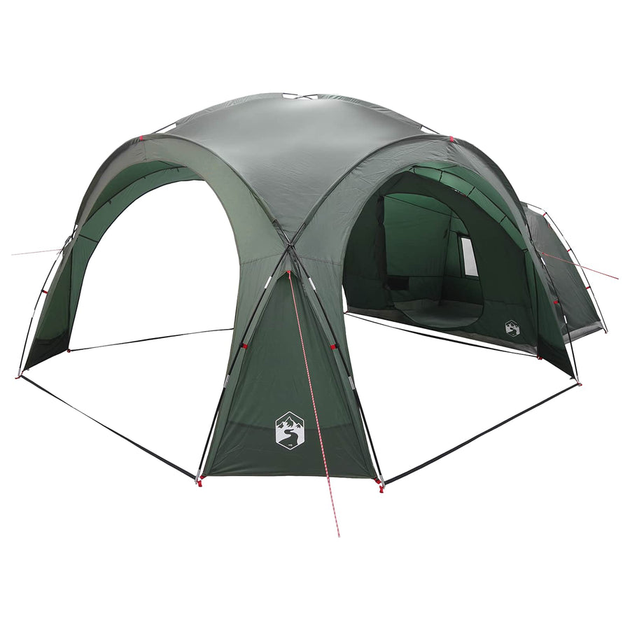 Zijtent Legergroen 410 x 410 x 250 cm Polyester en staal