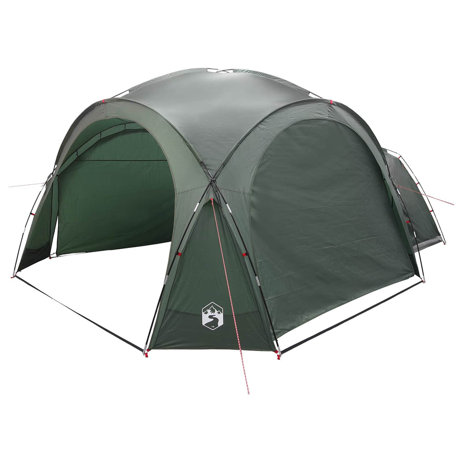 Zijtent Legergroen 410 x 410 x 250 cm Polyester en staal
