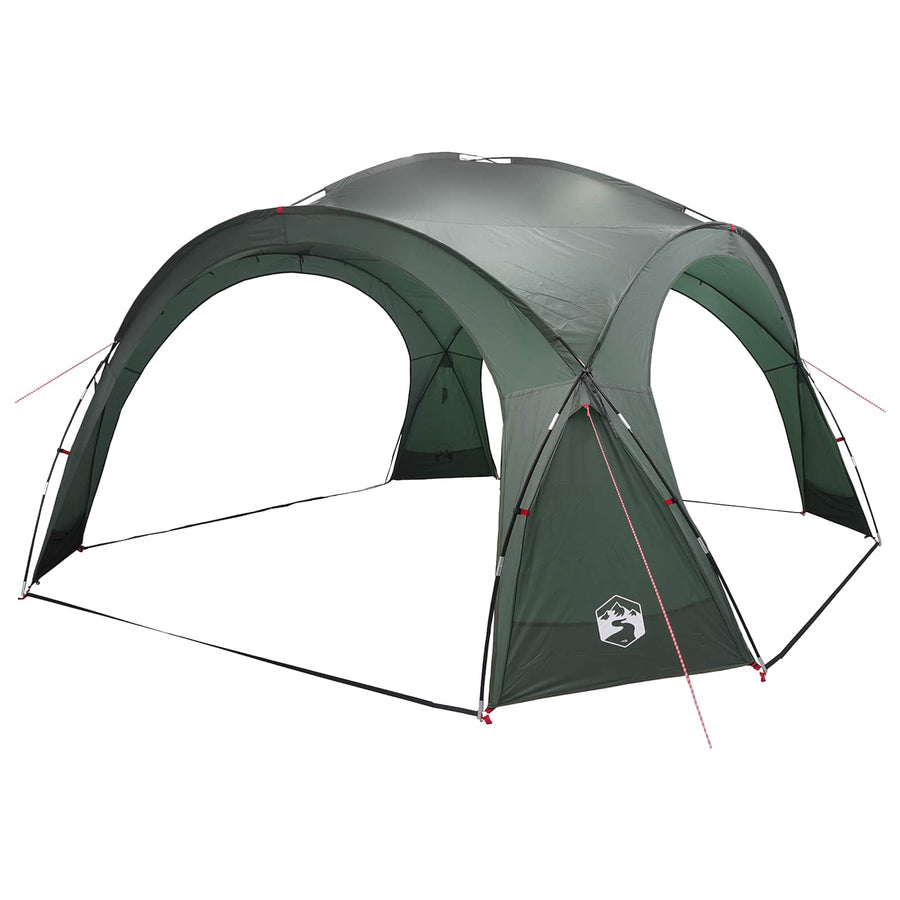 Zijtent Legergroen 410 x 410 x 250 cm Polyester en staal