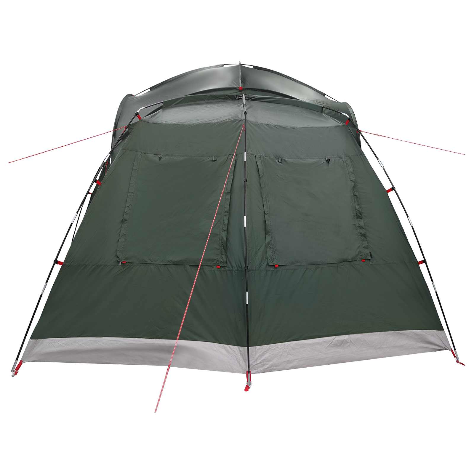 Zijtent Legergroen 410 x 410 x 250 cm Polyester en staal