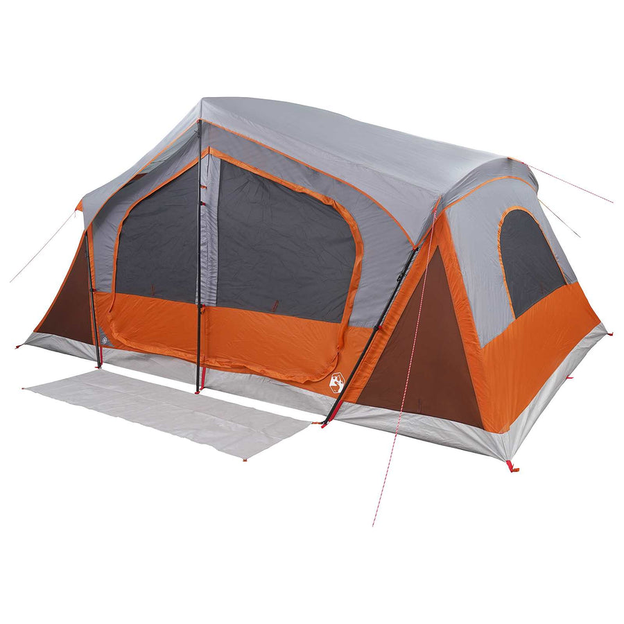 Huisje Tent met dak Grijs en Oranje 480 x 273 x 205 cm