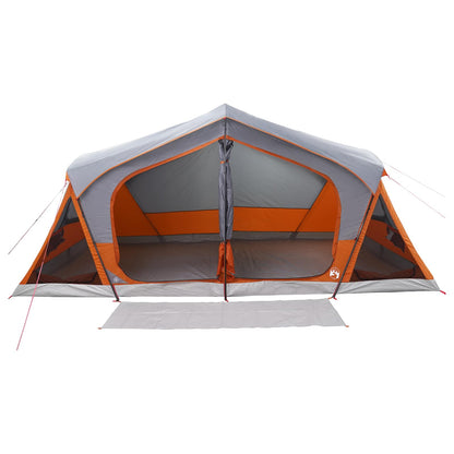 Huisje Tent met dak Grijs en Oranje 480 x 273 x 205 cm