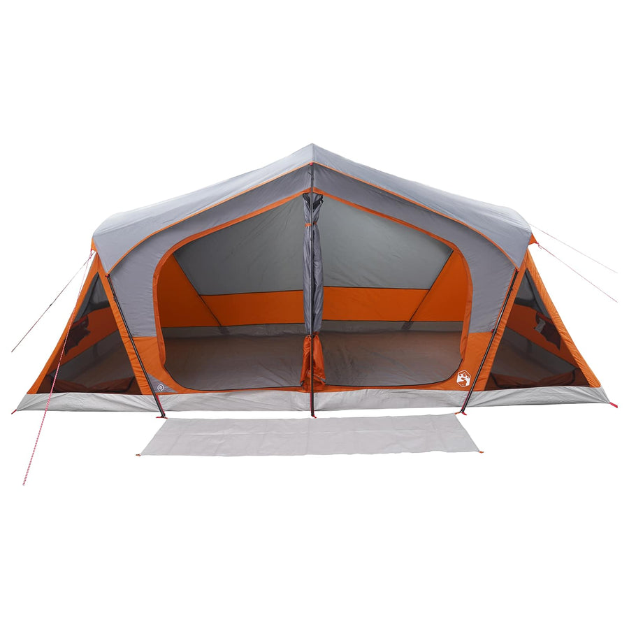 Huisje Tent met dak Grijs en Oranje 480 x 273 x 205 cm