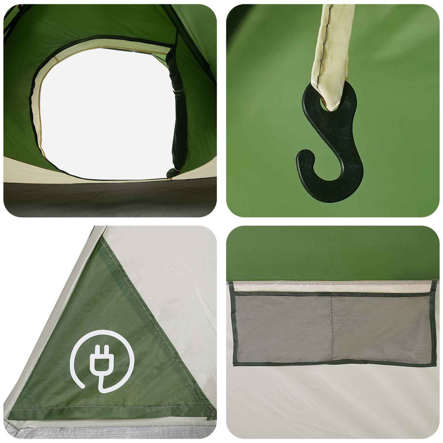 Directe Tent Groen 305 x 215 x 140 cm Polyester en staal