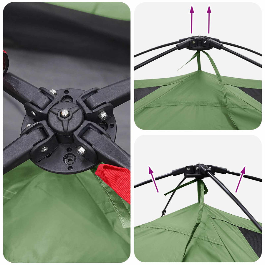 Directe Tent Groen 305 x 215 x 140 cm Polyester en staal