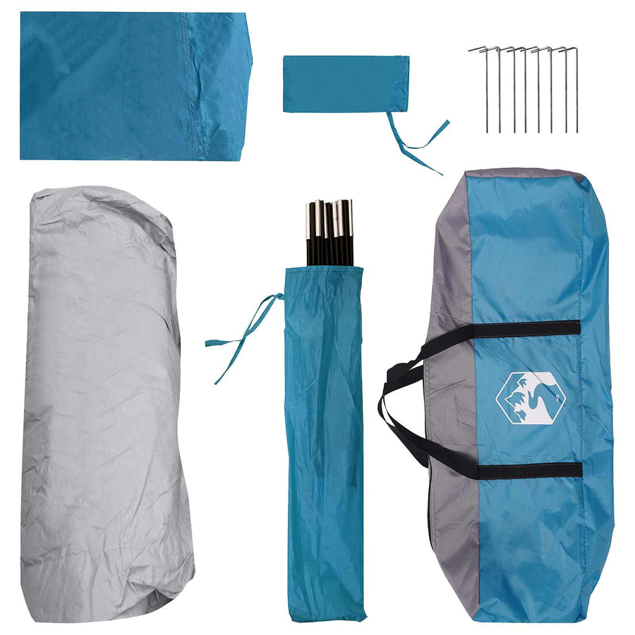 Directe Tent Blauw 305 x 215 x 140 cm Polyester en staal