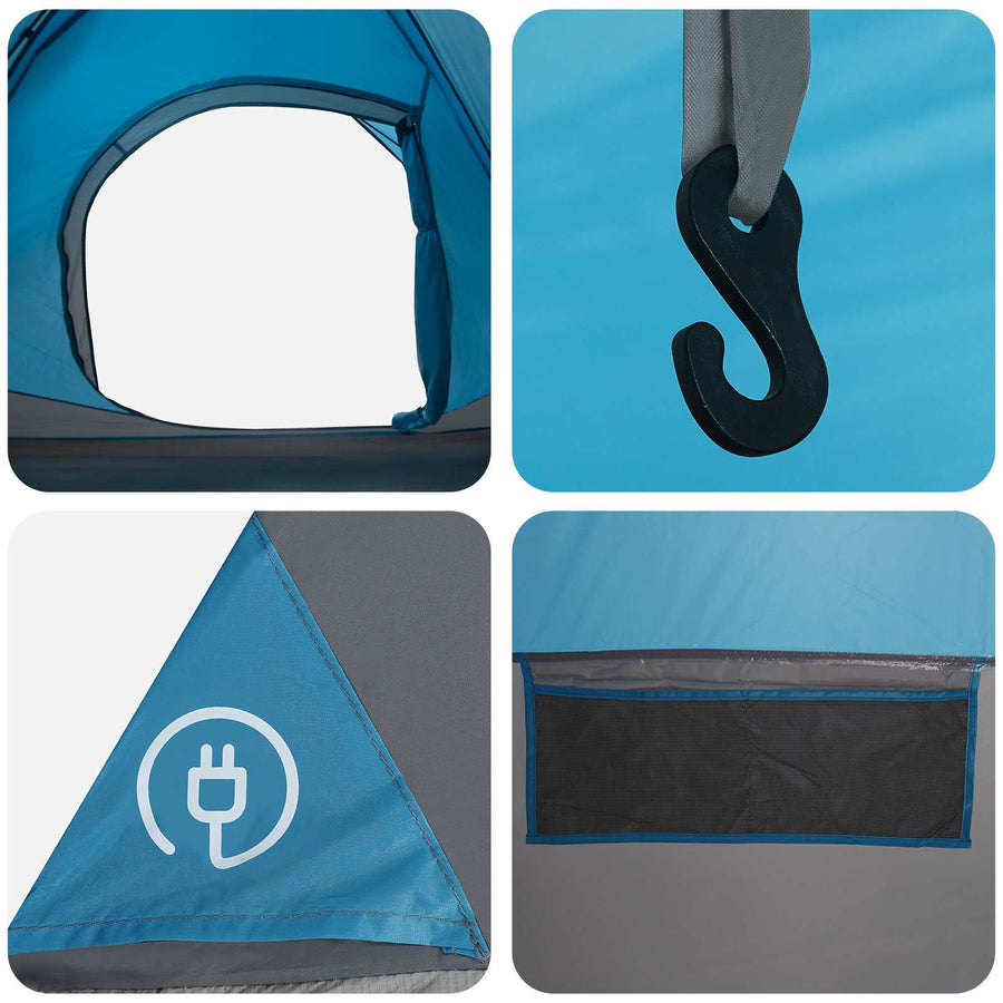 Directe Tent Blauw 305 x 215 x 140 cm Polyester en staal