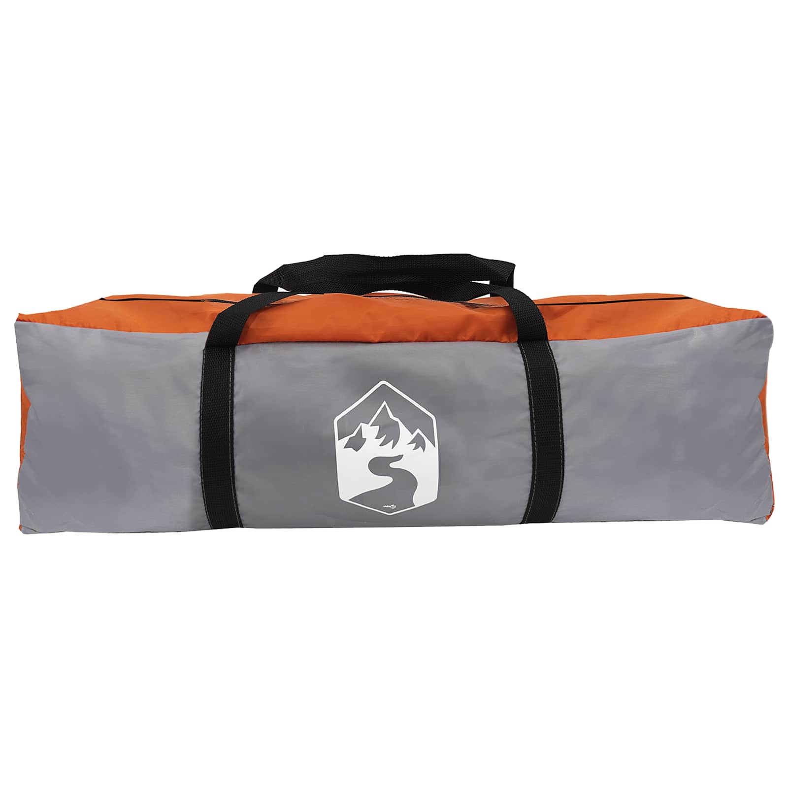 Directe Tent met dak Grijs en Oranje 305 x 215 x 140 cm