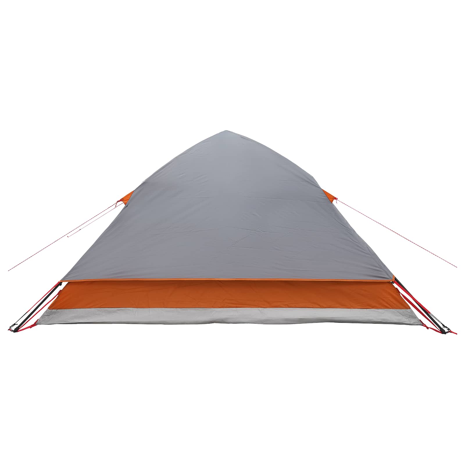 Directe Tent met dak Grijs en Oranje 305 x 215 x 140 cm