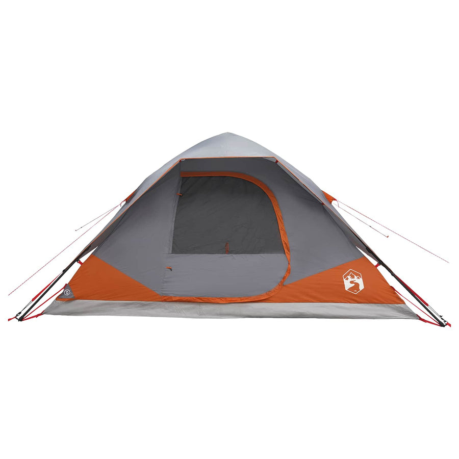 Directe Tent met dak Grijs en Oranje 305 x 215 x 140 cm