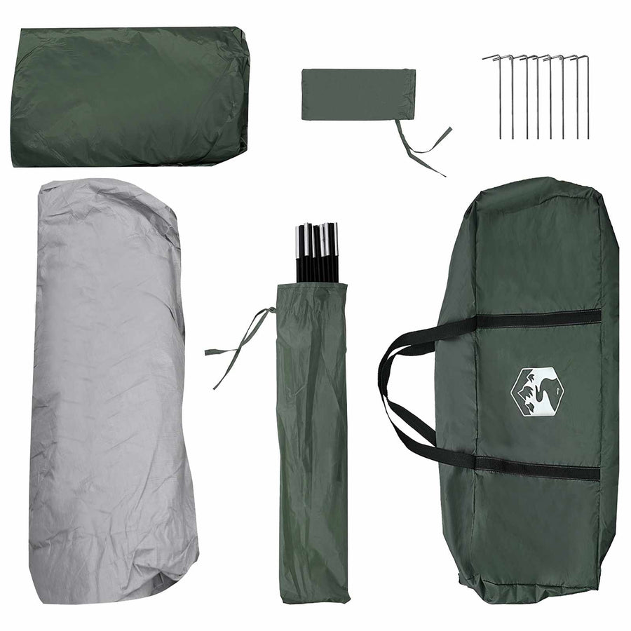 Directe Tent Legergroen 305 x 215 x 140 cm Polyester en staal