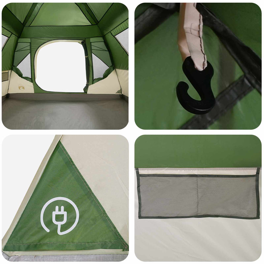 Directe Tent Groen 305 x 275 x 190 cm Polyester en staal