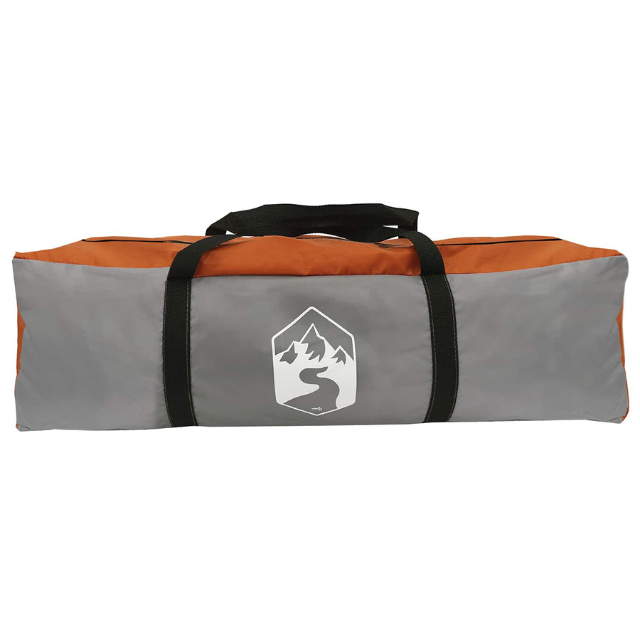 Directe Tent met dak Grijs en Oranje 305 x 275 x 190 cm