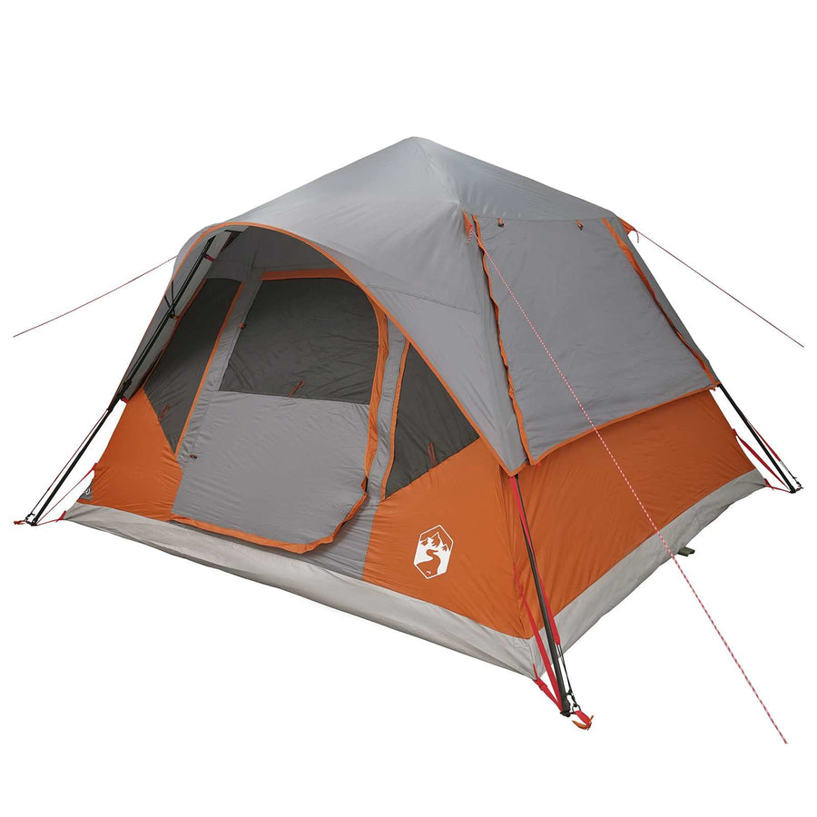 Directe Tent met dak Grijs en Oranje 305 x 275 x 190 cm