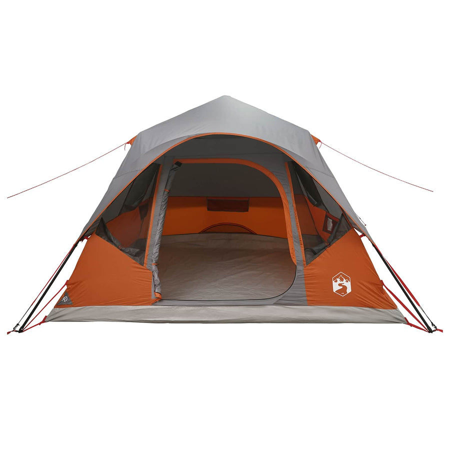 Directe Tent met dak Grijs en Oranje 305 x 275 x 190 cm