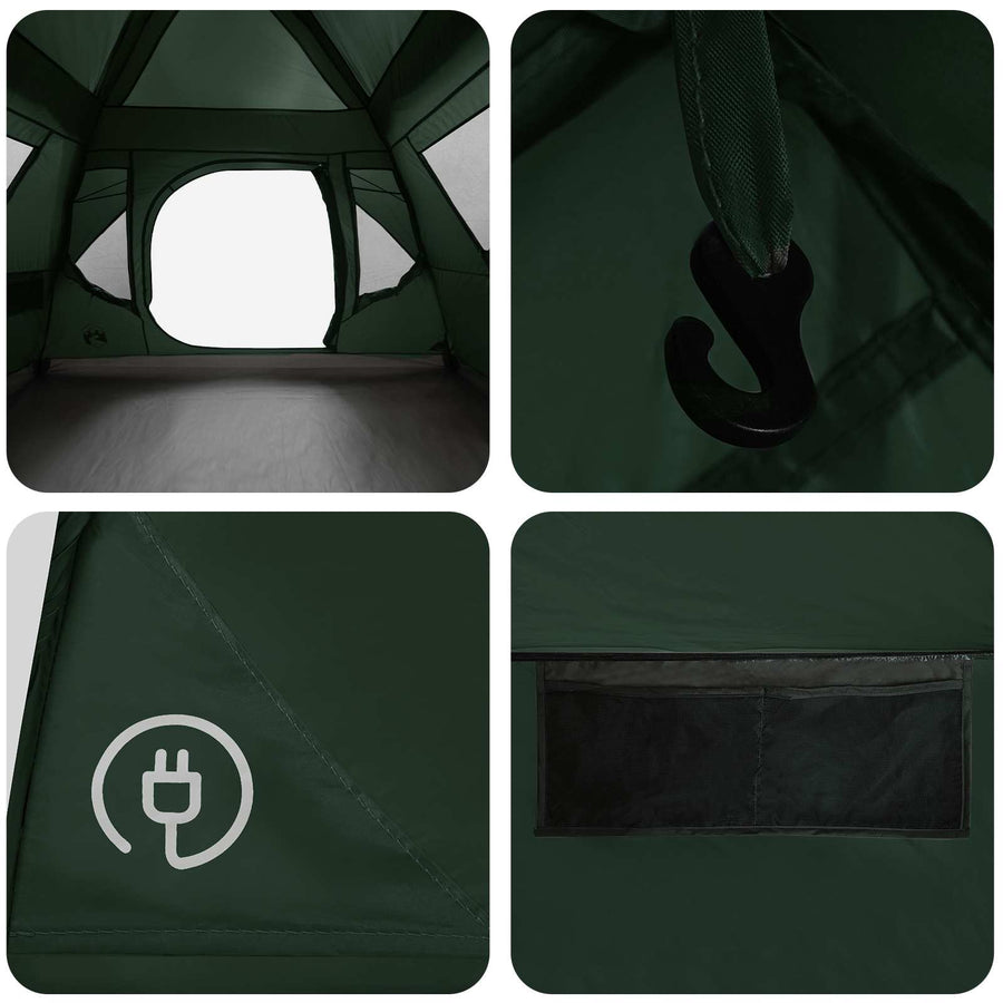 Directe Tent Legergroen 305 x 275 x 190 cm Polyester en staal