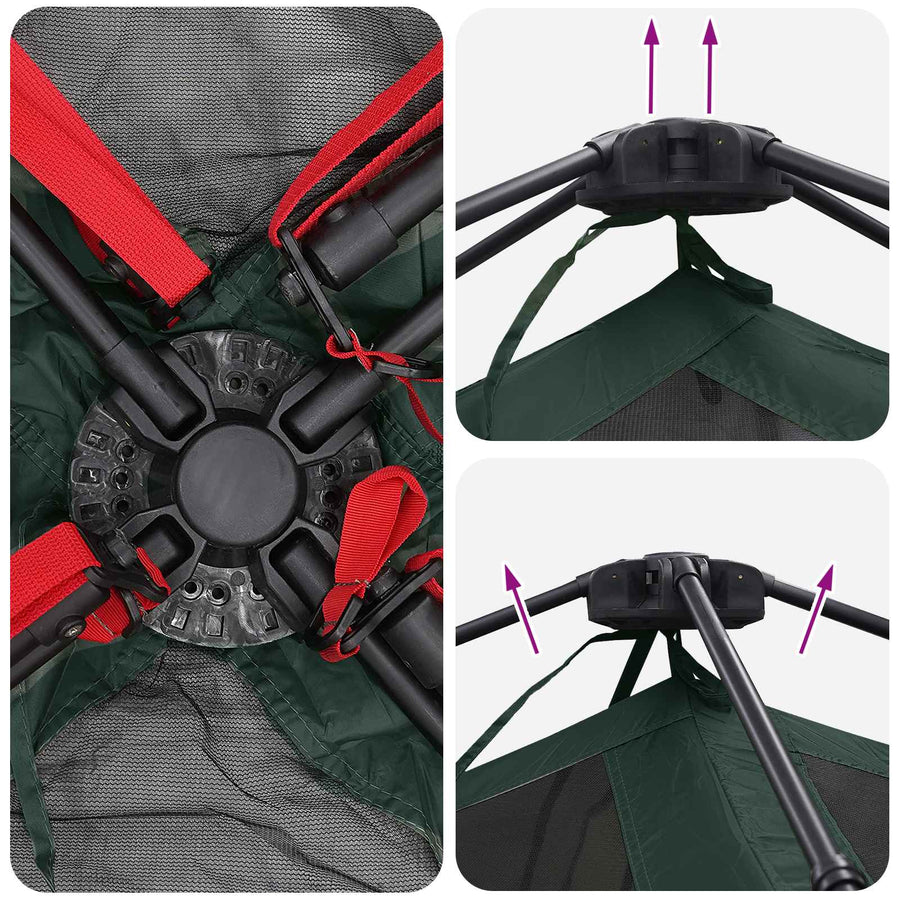 Directe Tent Legergroen 305 x 275 x 190 cm Polyester en staal