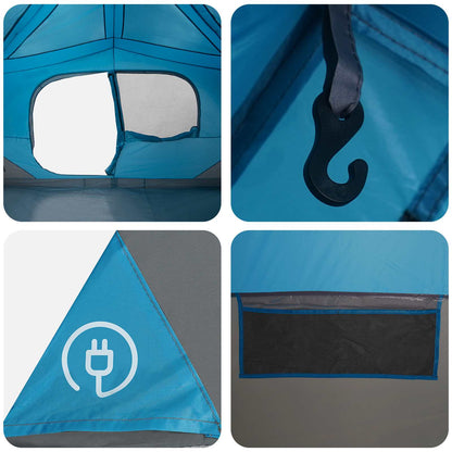 Directe Tent Blauw 365 x 380 x 200 cm Polyester en staal