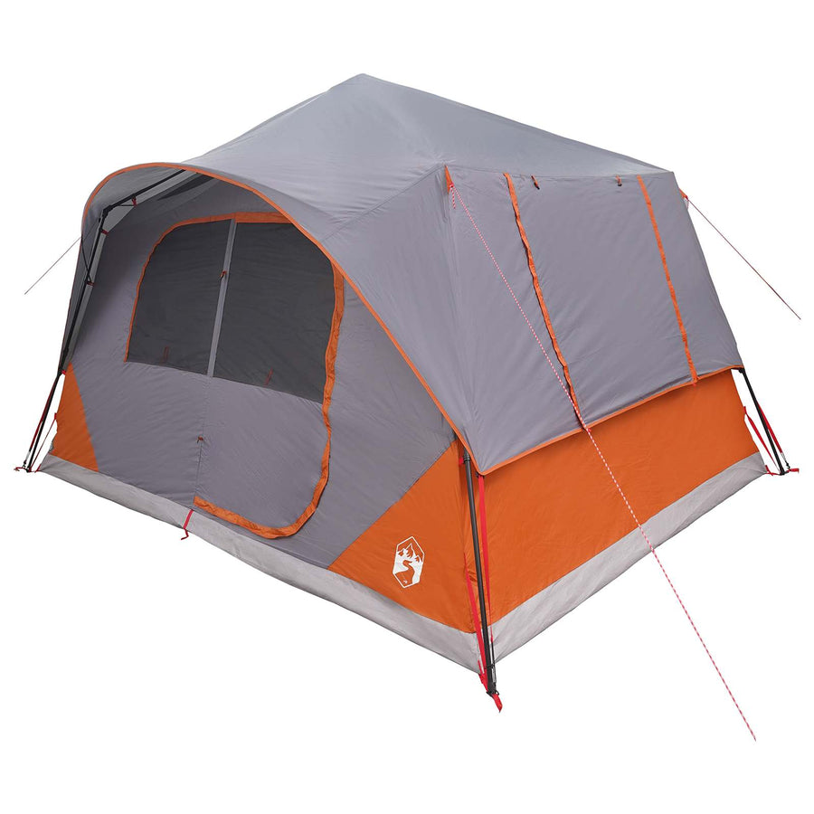 Directe Tent met dak Grijs en Oranje 365 x 380 x 200 cm
