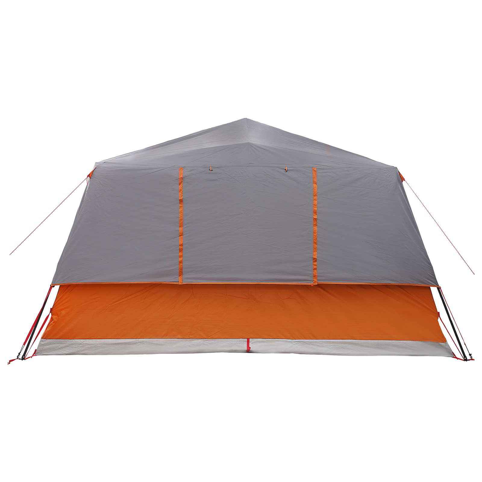 Directe Tent met dak Grijs en Oranje 365 x 380 x 200 cm