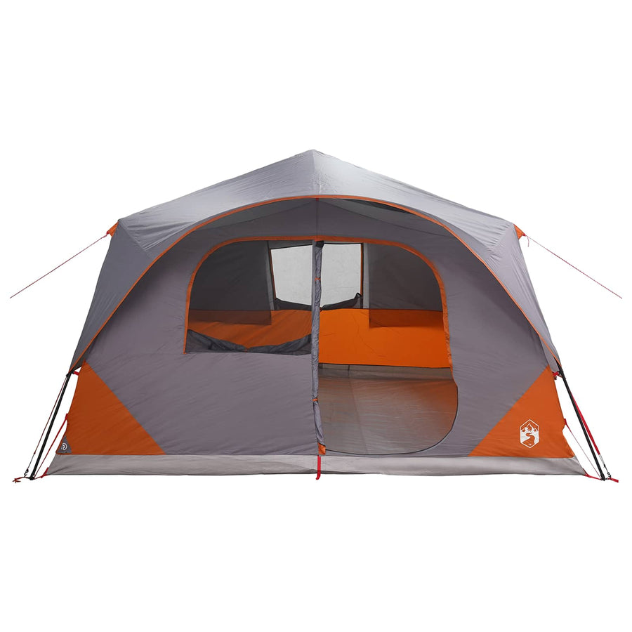 Directe Tent met dak Grijs en Oranje 365 x 380 x 200 cm