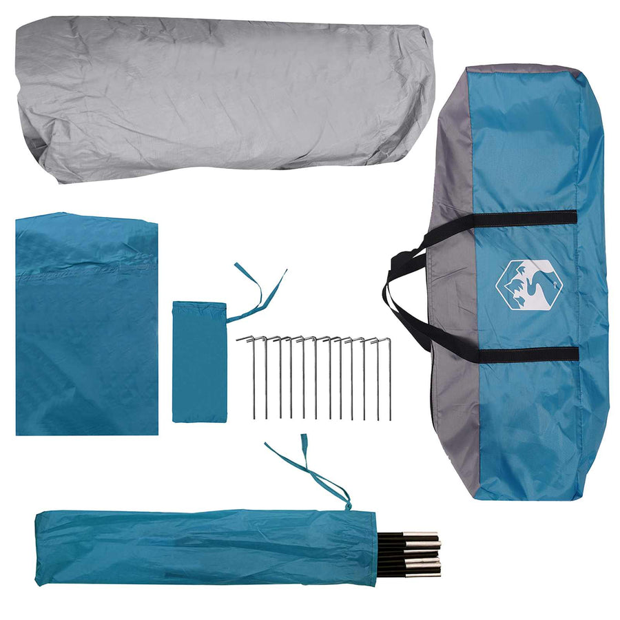 Directe Tent Blauw 365 x 280 x 200 cm Polyester en staal