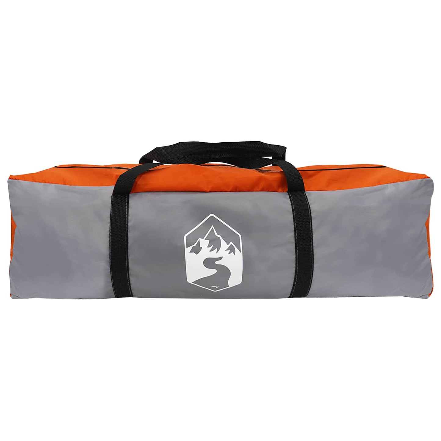 Directe Tent met dak Grijs en Oranje 365 x 280 x 200 cm