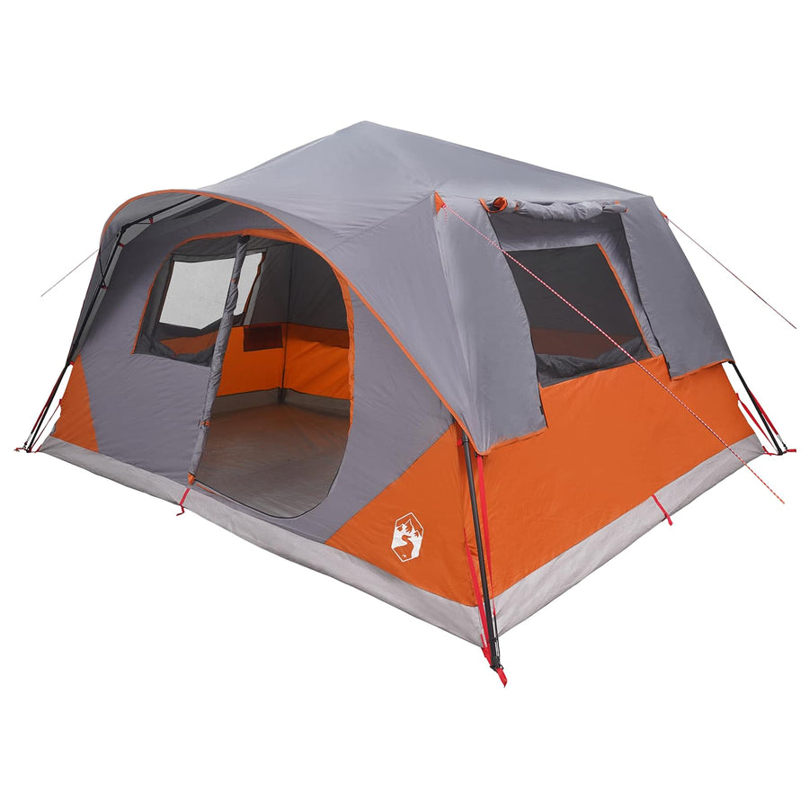 Directe Tent met dak Grijs en Oranje 365 x 280 x 200 cm