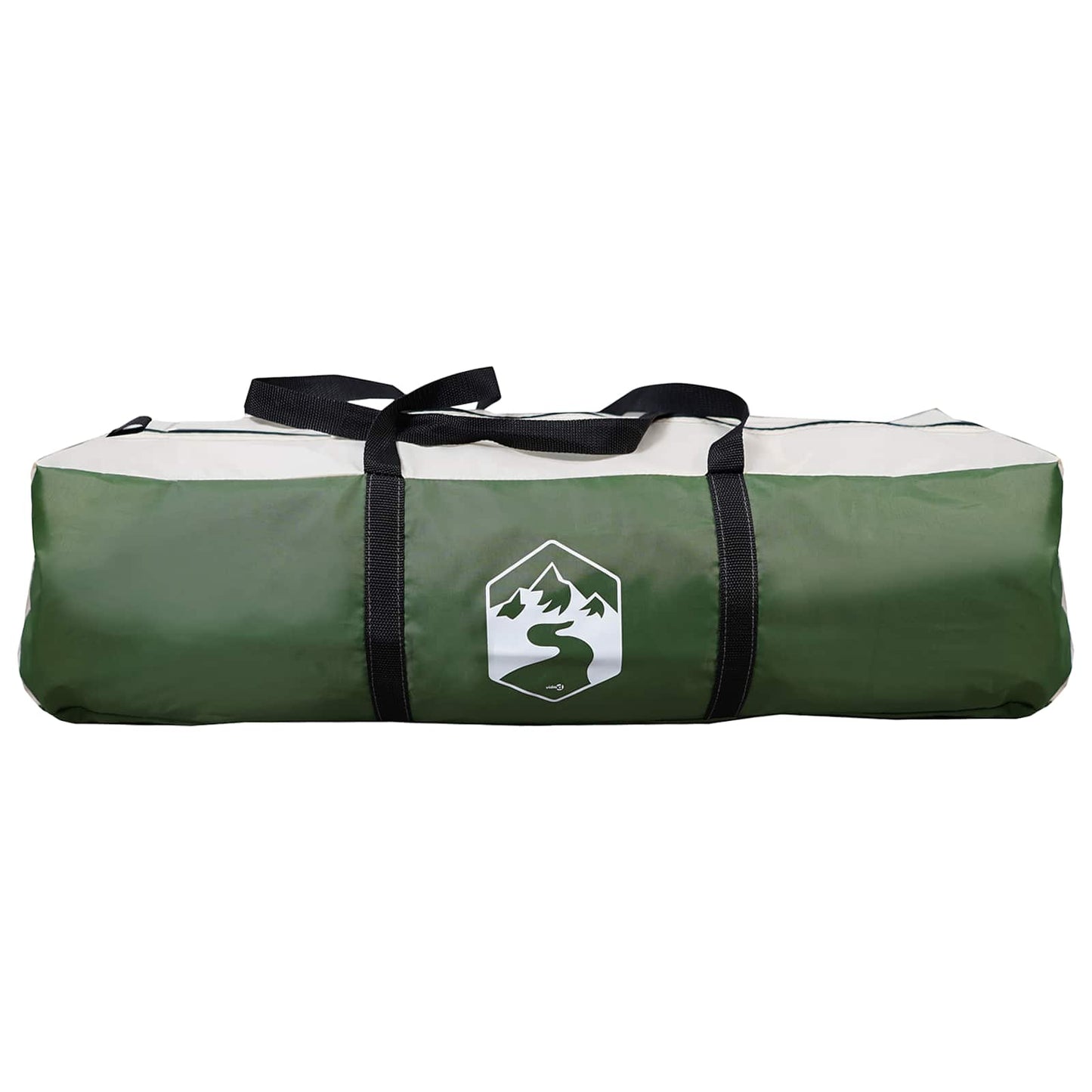 Gezinstent met dak Groen 305 x 275 x 190 cm Polyester en staal