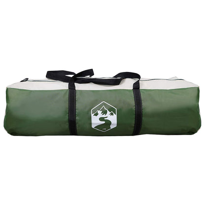 Gezinstent met dak Groen 305 x 275 x 190 cm Polyester en staal