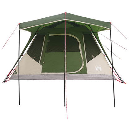 Gezinstent met dak Groen 305 x 275 x 190 cm Polyester en staal