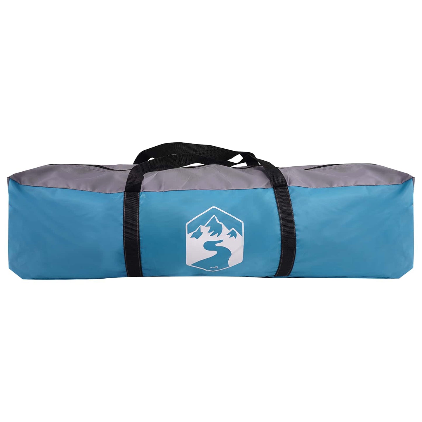 Gezinstent met dak Blauw 305 x 275 x 190 cm Polyester en staal