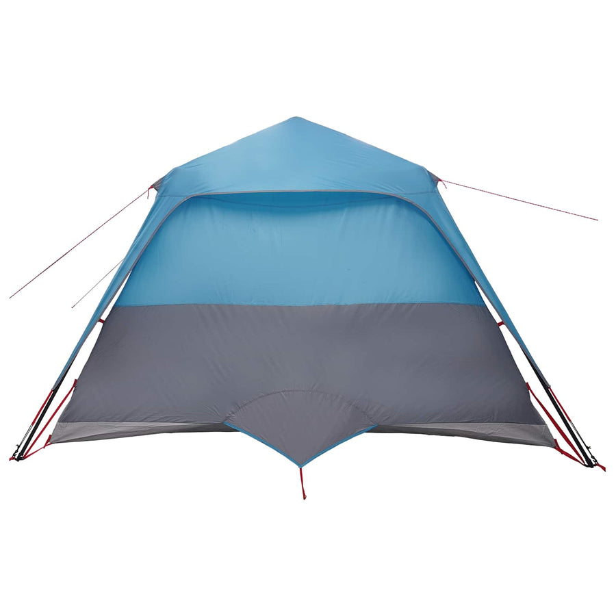 Gezinstent met dak Blauw 305 x 275 x 190 cm Polyester en staal