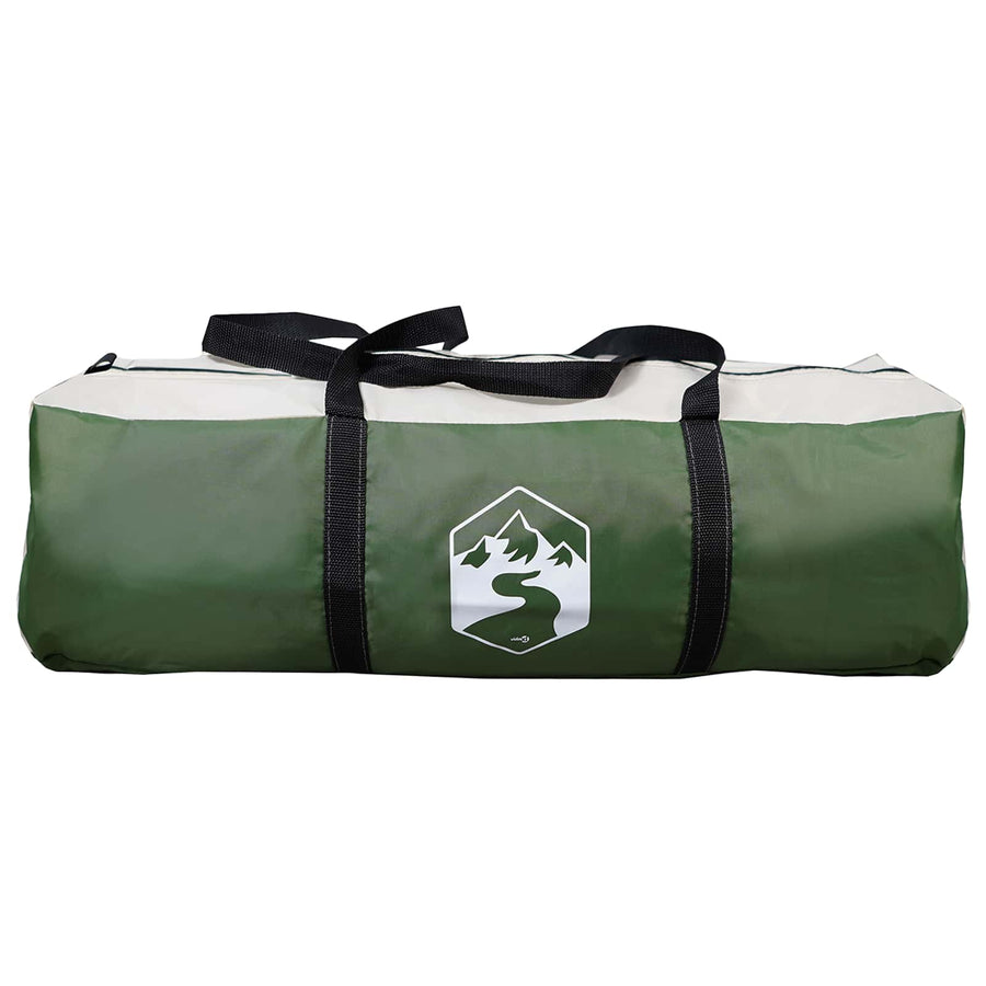 Tipi Tent met dak Groen 700 x 700 x 395 cm Polyester en staal